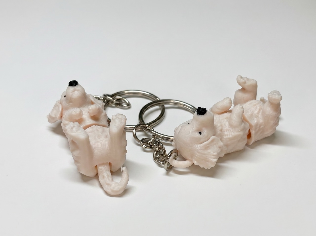 3D keychain Golden retriever